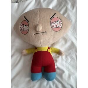 Family Guy Stewie Griffin Big Head Plush Stuffed Doll 13” 20th Century Fox 2007